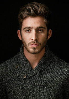 man's grey and black shirt